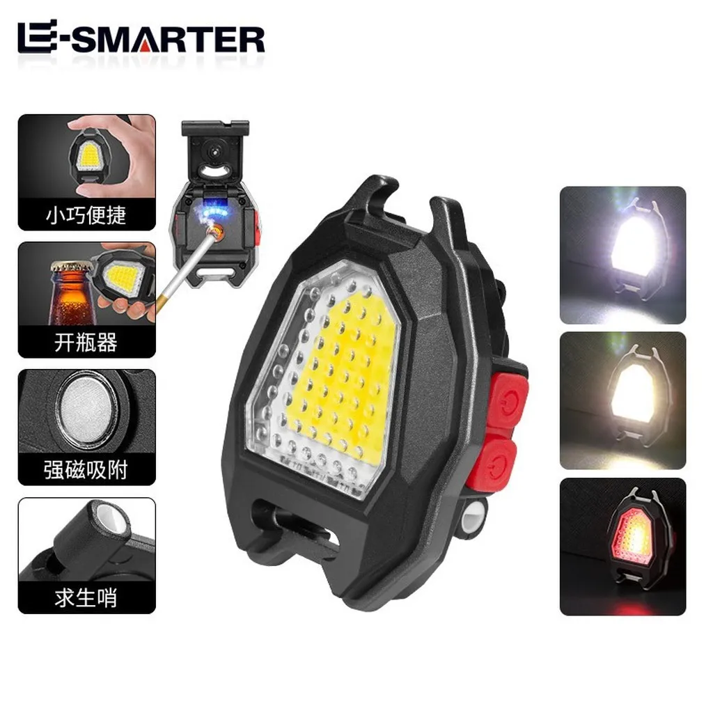 Móc Khoá Đèn Led Mini Cob Siêu Sáng Có Còi Hú, Nam Châm, Bật Lửa, Mở Bia, Giá Đỡ Điện Thoại, Pin Khoẻ Bản Ver 2 Cực Kỳ Cao Cấp Và Tiện Lợi Gd062 - Lady's Passion