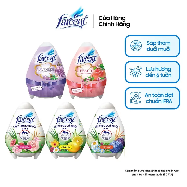 Hộp Sáp Thơm Hình Trứng Farcent 170g - Farcent
