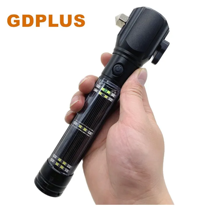 Đèn Pin Năng Lượng Mặt Trời 11 Chức Năng Tích Hợp Cao Cấp, Đầy Đủ Mọi Chức Chức Năng Cần Thiết Khi Cần Tới Trên Ôtô Gd069 - Lady's Passion