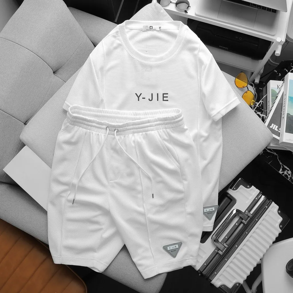 Alternative view of Bộ Thể Thao Nam Cao Cấp Cotton Dệt Yjie - Thời Trang Hc
