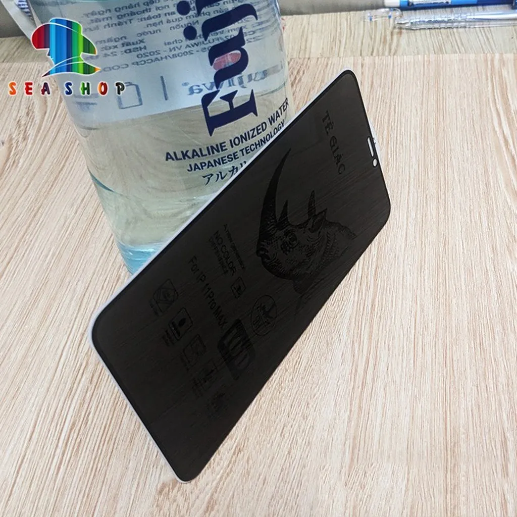 Alternative view of Kính Chống Nhìn Trộm Xiaomi Mi 8 Lite- Hiệu Tê Giác - Full Màn Hình , Cảm Ứng Mượt Mà, Độ Cứng 9h - Seashop