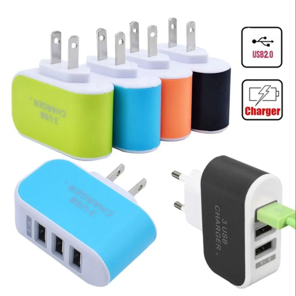 Củ Sạc Nhanh 3 Cổng Usb 3.1a Tiện Lợi Cho Samsung, Iphone, Xiaomi, Oppo, Lg, Vivo, Redmi, Reame...vv (giao Màu Ngẫu Nhiên) Gd084 - Lady's Passion