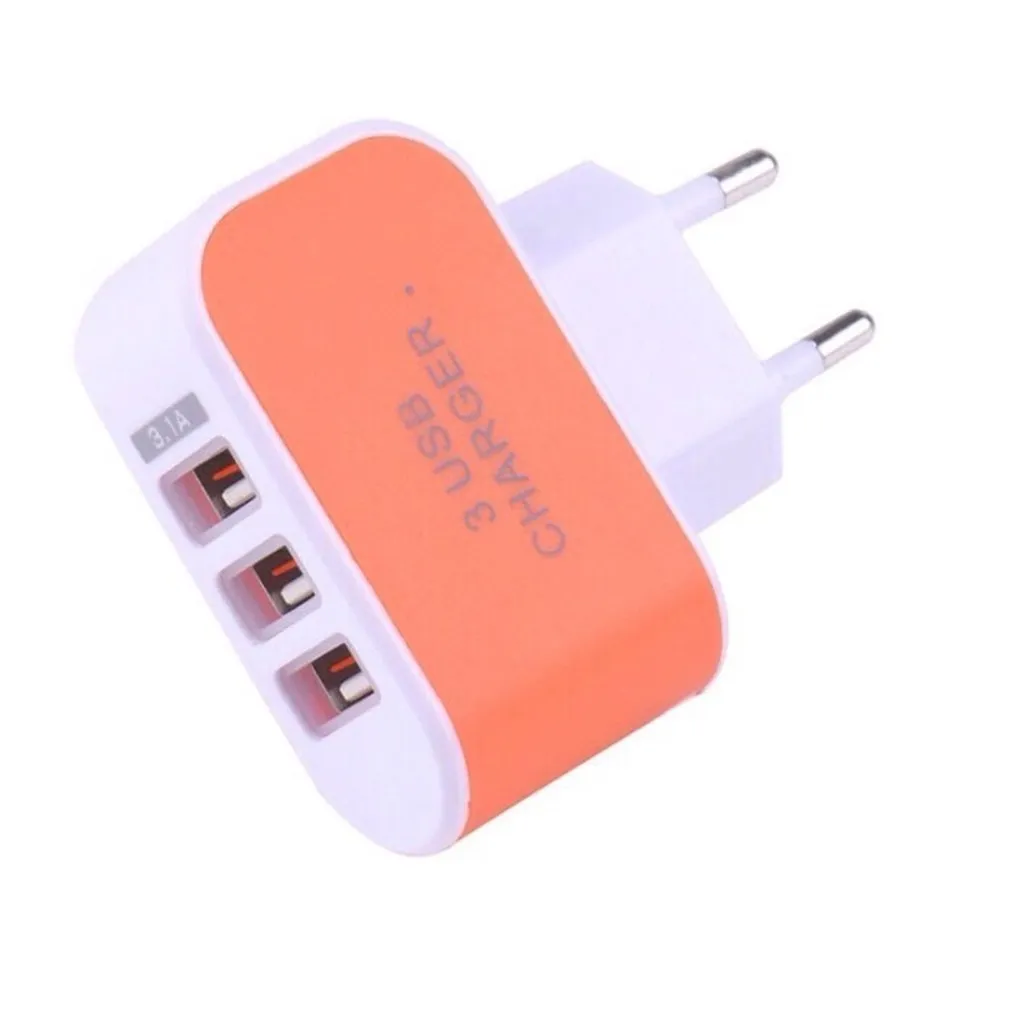 Alternative view of Củ Sạc Nhanh 3 Cổng Usb 3.1a Tiện Lợi Cho Samsung, Iphone, Xiaomi, Oppo, Lg, Vivo, Redmi, Reame...vv (giao Màu Ngẫu Nhiên) Gd084 - Lady's Passion