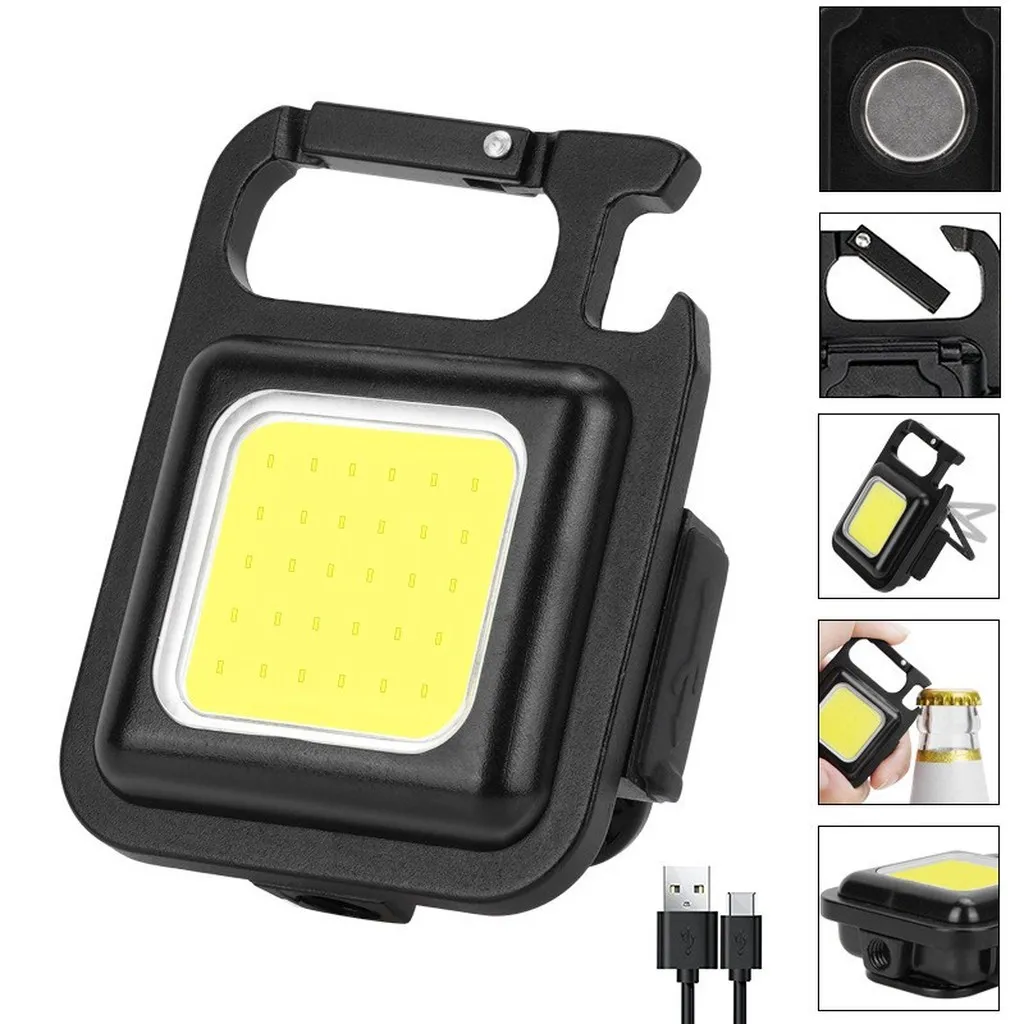 Móc Khóa Đèn Led Mini Siêu Sáng Sạc Tích Điện, Sử Dụng Liên Tục 3 Giờ Loại Cao Cấp Vỏ Nhôm Gd085 - Lady's Passion