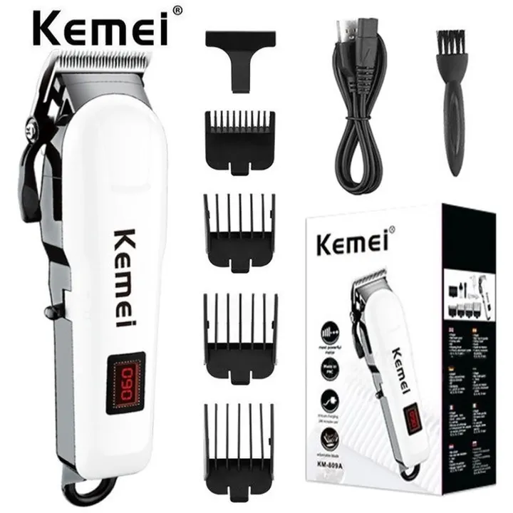 Tông Đơ Cắt Tóc Không Dây Kemei Km-809a Plus Chống Nước Chuyên Nghiệp Màn Hình Lcd Hiển Thị Pin, Cắt Được Lông Cho Thú Cưng, Chó, Mèo Gd086 - Lady's Passion