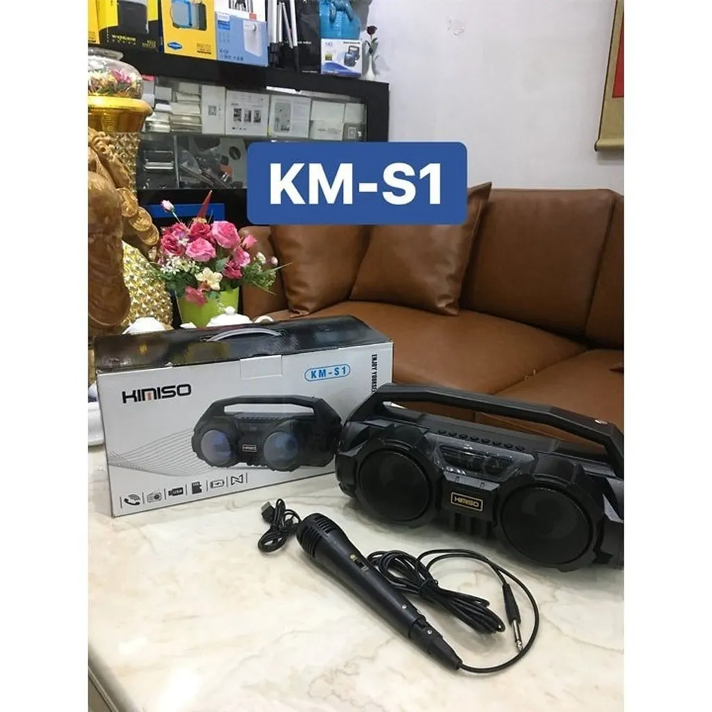Alternative view of Loa Karaoke Kimiso Km-s2 Tặng Kèm Micro Karaoke Gd090 - Lady's Passion