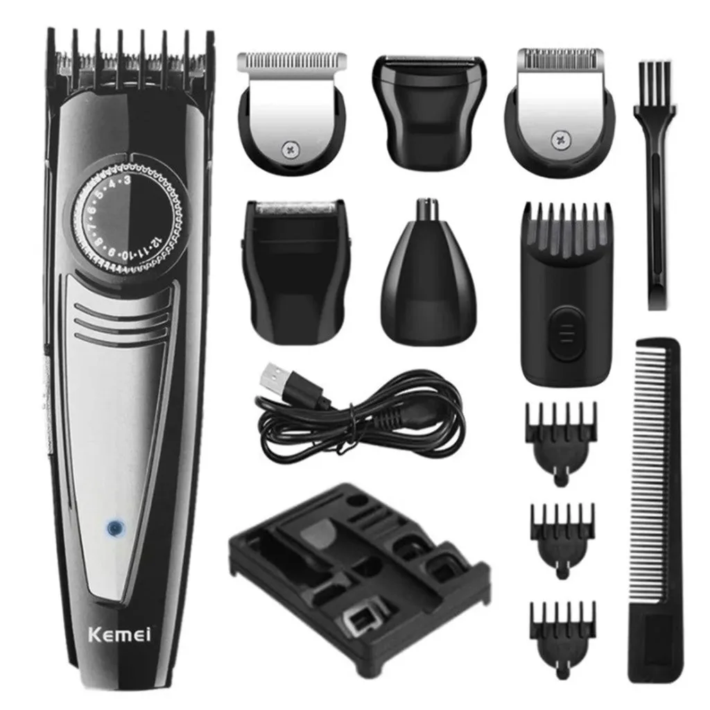 In Chính Hãng Kemei Km-692 - Đầy Đủ Phụ Kiện Cạo Râu Tỉa Lông Mũi Gd093 - Lady's Passsion