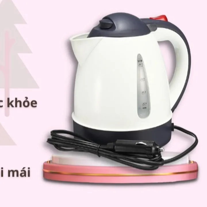 Alternative view of Ấm Siêu Tốc 12-24v Cho Ô Tô - Xe Tải - Xe Khách Dung Tích 1 Lít Dùng Tẩu Sạc Cực Kỳ Tiện Lợi Gd096 - Lady's Passion