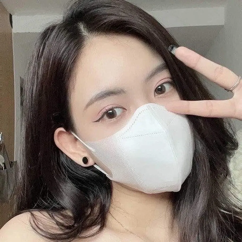 Alternative view of Combo 100 Cái Khẩu Trang 5d Màu Trắng Túi Bóng Ctb98 - Bechip