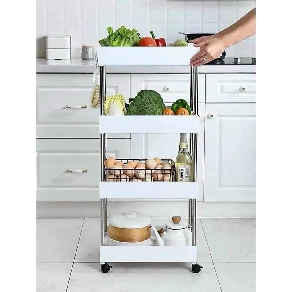 Alternative view of Kệ Để Đồ Đa Năng 4 Tầng Có Bánh Xe Di Chuyển Ctb216 - Bechip