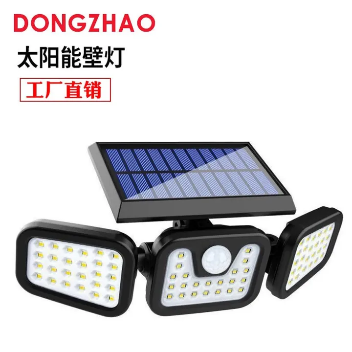 Đèn Năng Lượng Mặt Trời Cảm Biến Chuyển Động Siêu Sáng, 3 Đầu Xoay 360 Độ, Tích Điện Cao Cấp Gd100 - Lady's Passion