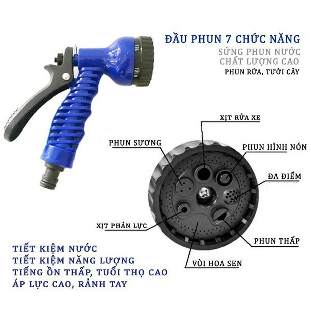 Alternative view of Vòi Xịt Giãn Nở 20/30m Tưới Cây, Rửa Xe Thông Minh Magic Hose Gd109 - Lady's Passion