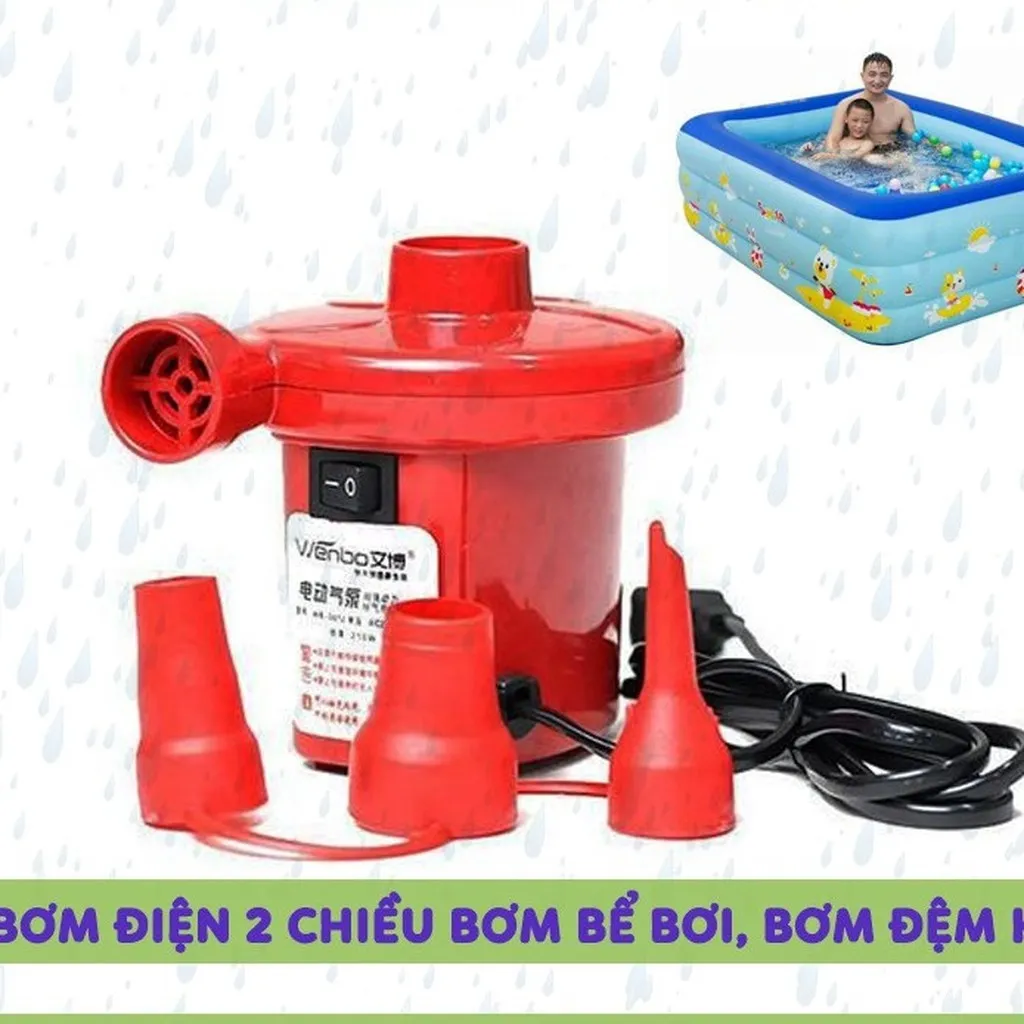 Bơm Điện Cầm Tay 2 Chiều 220v, Bơm Hút Chân Không, Bơm Bể Bơi, Bơm Ghế Hơi, Hút Túi Chân Không Gd120 - Lady's Passion
