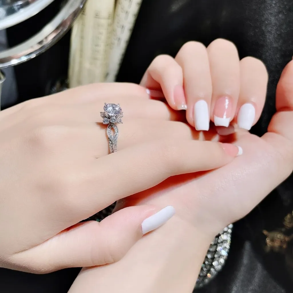 Nhẫn Thời Trang Bạc Ý Xi Bạch Kim Cao Cấp - Thắng Giang