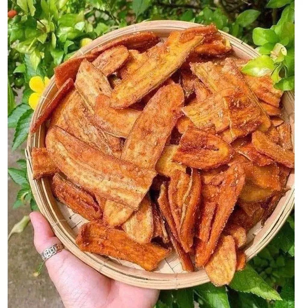 Chuối Sấy Mè Gừng Giòn Ngọt Ngon Khó Cưỡng 500g - Winnie House