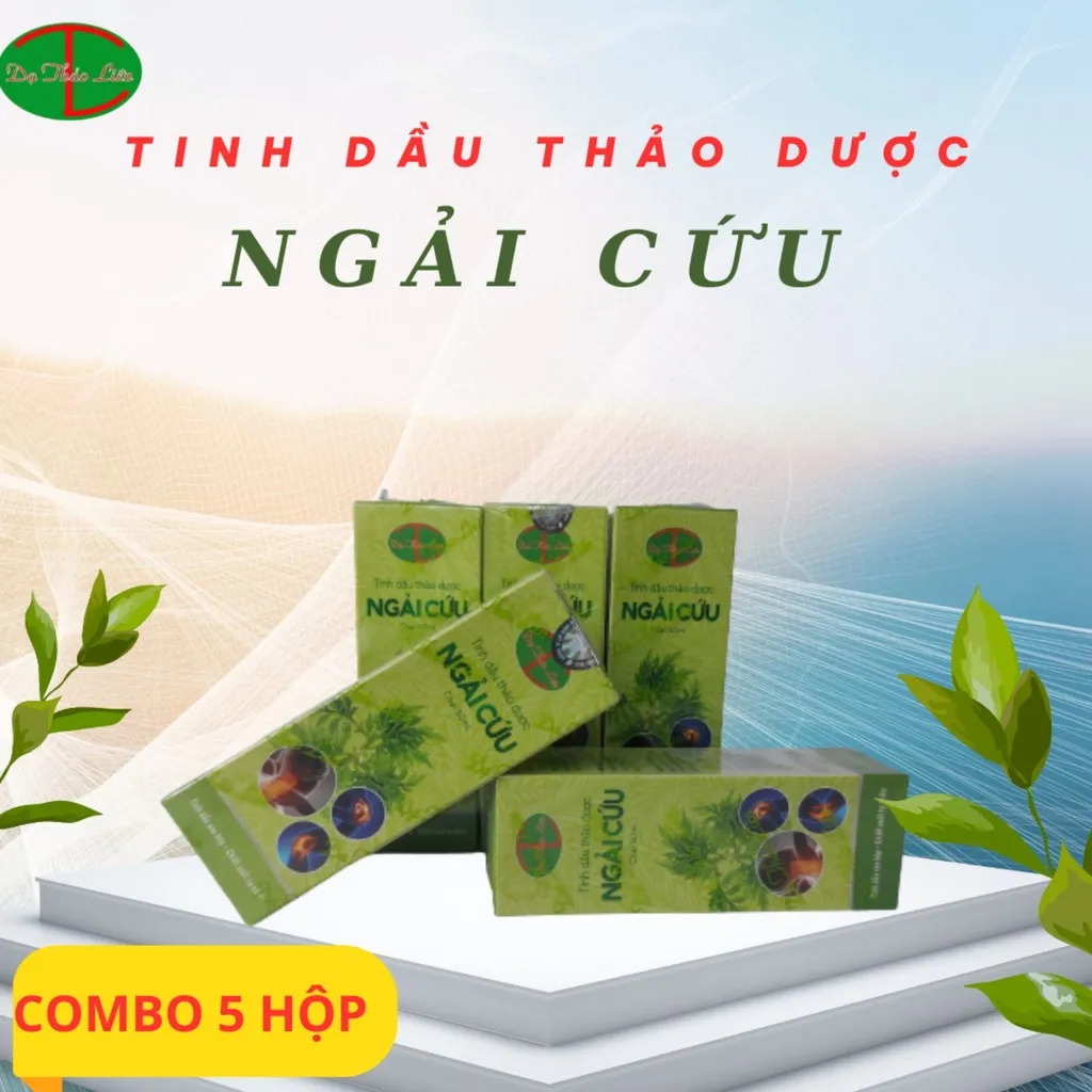 Alternative view of [combo 5 Hộp] Tinh Dầu Thảo Dược Ngải Cứu 50ml- Dạ Thảo Liên