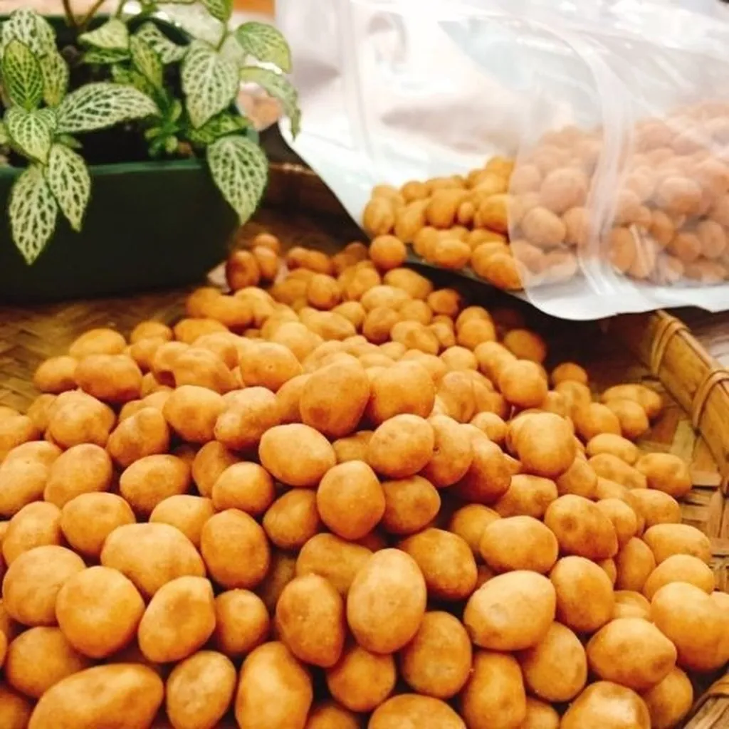 Đậu Phộng Da Cá Cốt Dừa Thơm Ngon, Giòn Rụm 500g - Winnie House