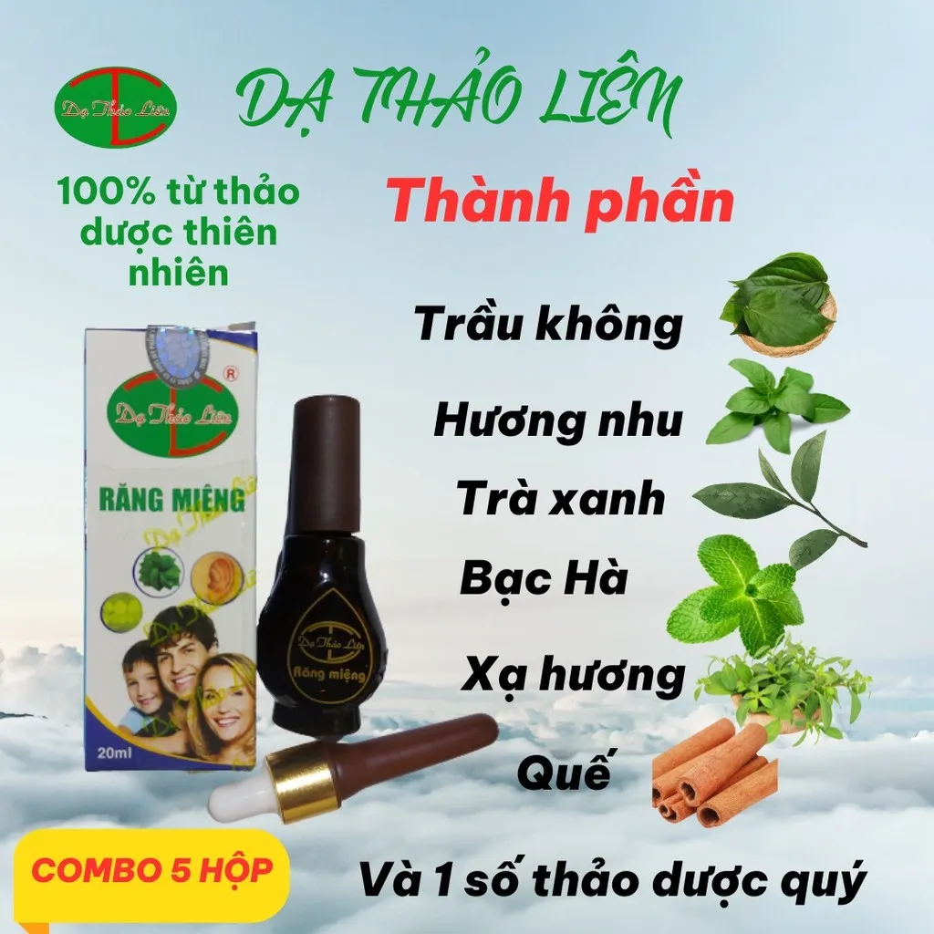 Alternative view of [combo 5 Hộp] Tinh Dầu Răng Miệng 20ml - Dạ Thảo Liên