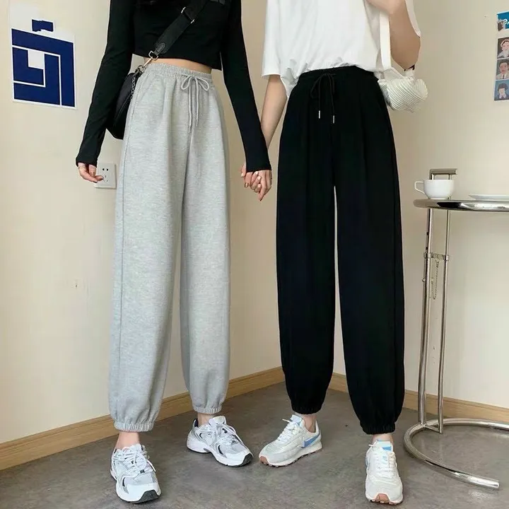 Quần Ống Rộng Nam Nữ Jogger Trơn Basic Unisex Ug604 - Nana House