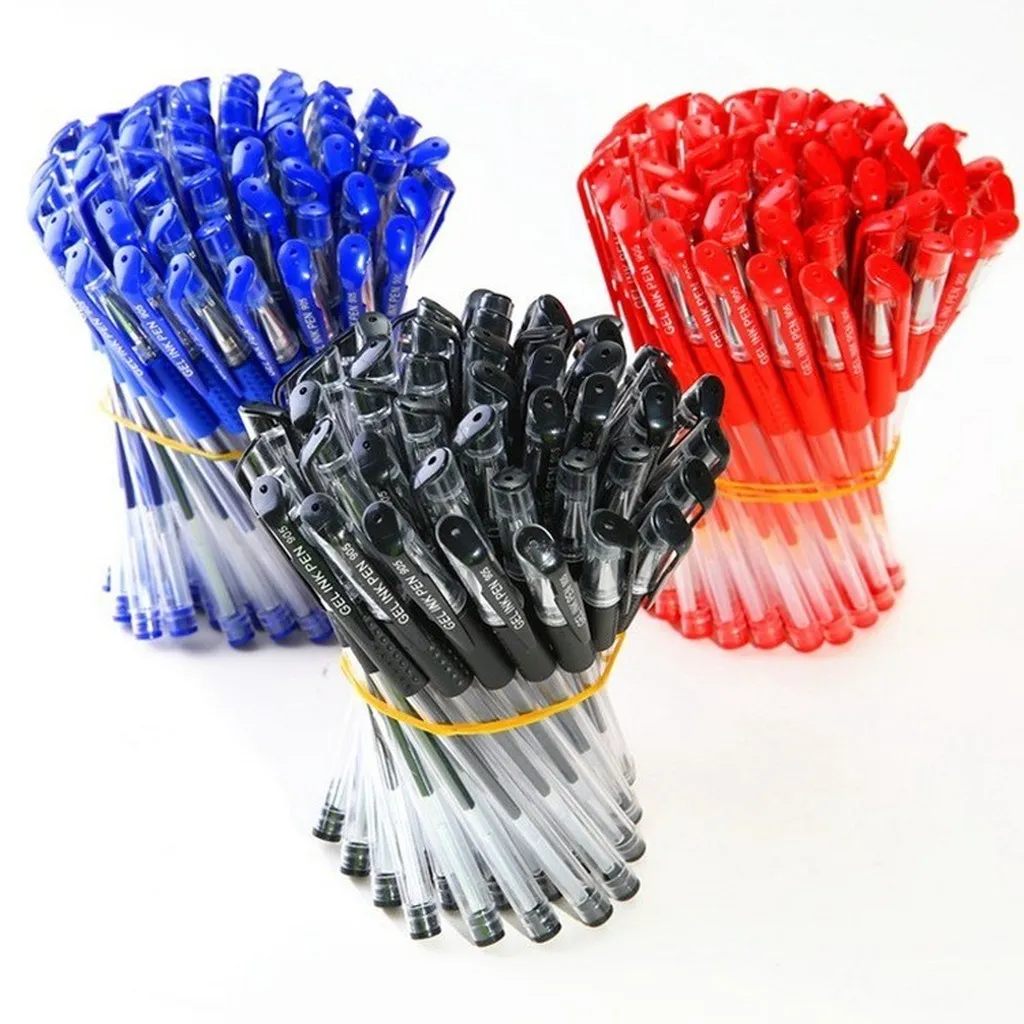 Combo 20 Bút Bi Nước Văn Phòng 0.5mm Mực Đều, Nét Chữ Đẹp 3 Màu Xanh, Đen, Đỏ Không Tách Lẻ Gd129 - Lady's Passion