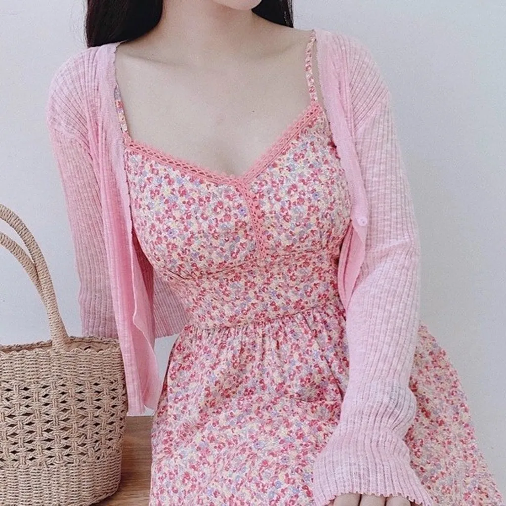 Alternative view of Áo Khoác Len Mỏng Phối 1 Khuy Cúc Giữa Dành Cho Các Nàn Thơ Sldca153 - Diepchi Fashion