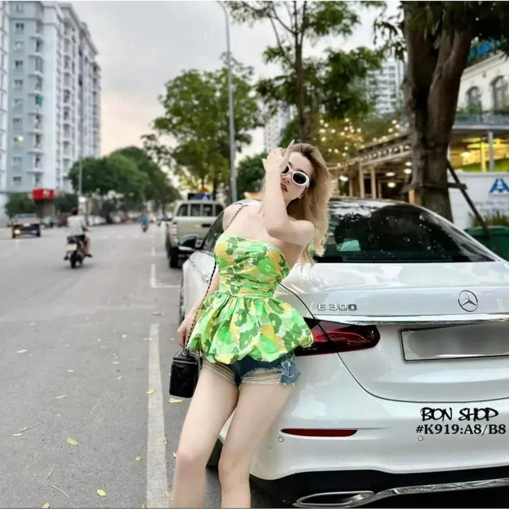 Alternative view of Áo Quây Họa Tiết Hoa Rực Rỡ Dành Cho Các Bạn Nữ Trẻ Trung Quyến Rũ - Sldca154 - Diepchi Fashion