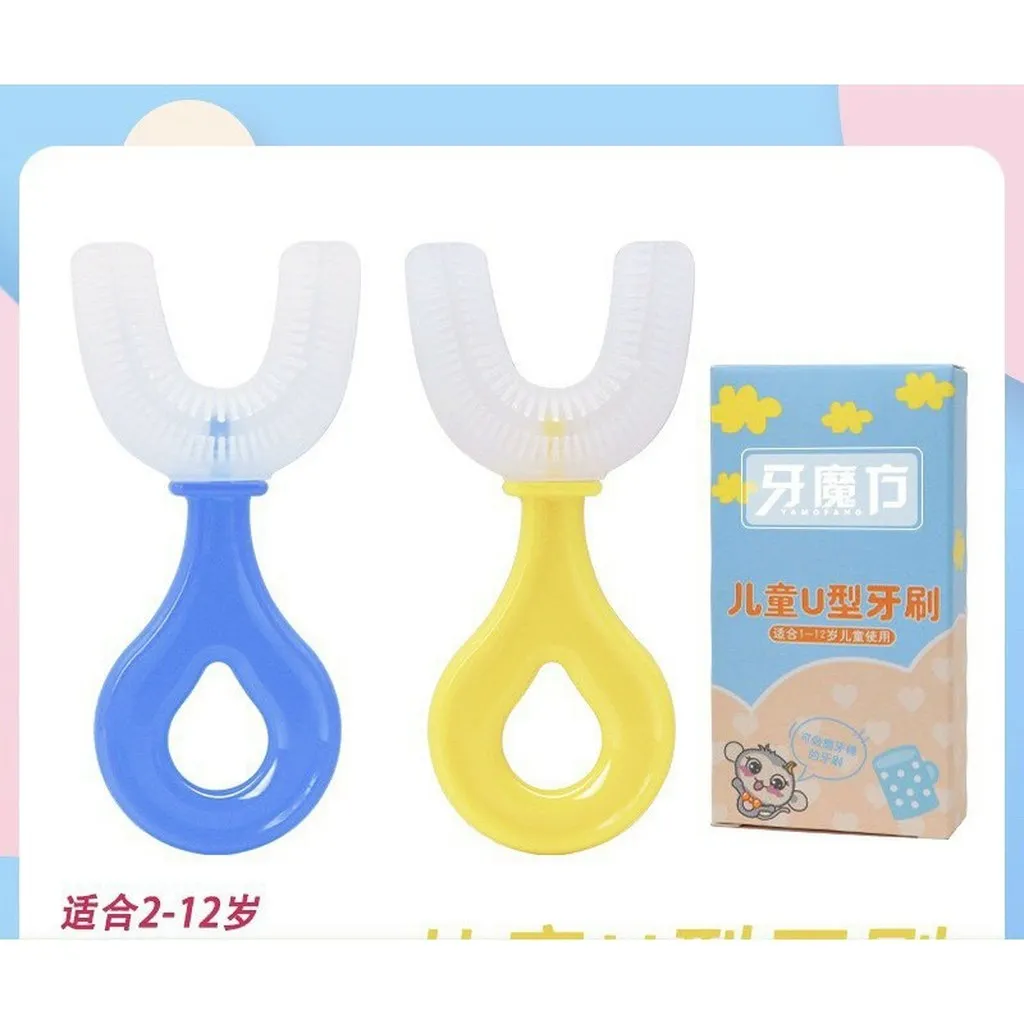 Bàn Chải Đánh Răng Silicon Hình Chữ U Cho Trẻ Em Bàn Chải Tập Đánh Răng Cho Bé Từ 2 Đến 6 Tuổi Gd146 - Lady's Passion