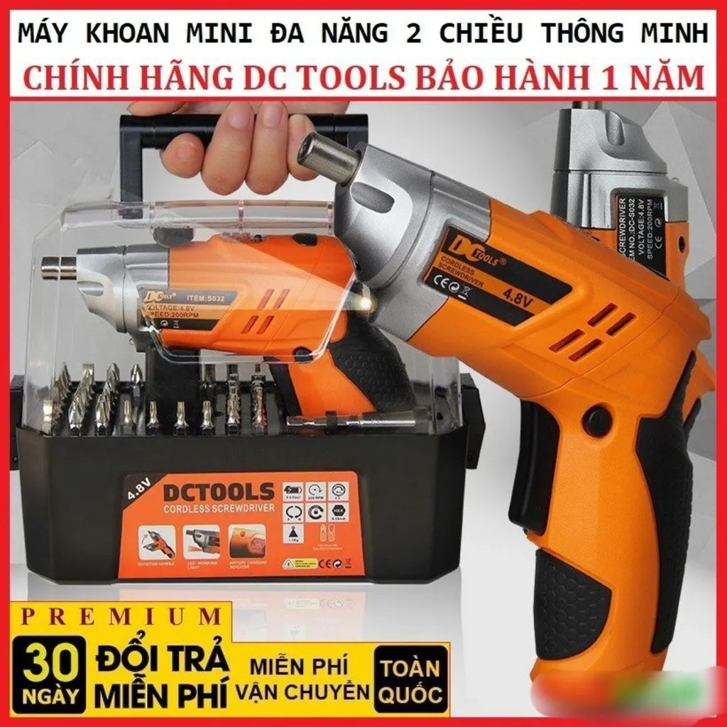 Máy Khoan Pin Mini Cầm Tay Đa Năng 2 Chế Độ Thông Minh Siêu Mạnh Máy Khoan Vít Máy Bắn Vít Pin Mini Gd148 - Lady's Passion