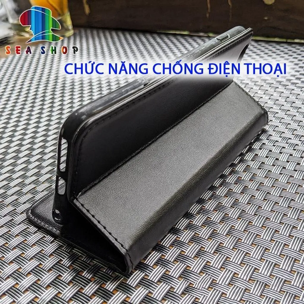 Alternative view of Bao Da Samsung A14 4g-5g Chính Hãng Vtz Thiết Kế Dạng Ví Sang Trọng, Có Ngăn Cài Thẻ - Sea Shop