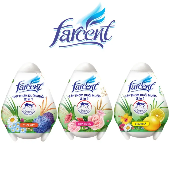 Combo 3 Hộp Sáp Thơm Hình Trứng Farcent 170g - Farcent