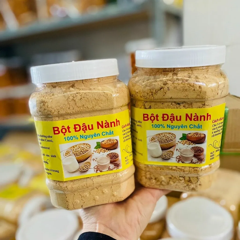 Bột Đậu Nành Rang Tay 500g Nguyên Chất Nhà Làm - Winnie House