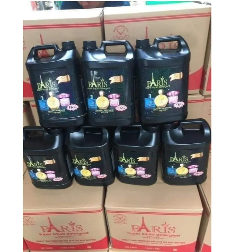 Alternative view of Thùng 4 Can ( 5l/can) Nước Giặt Hương Nước Hoa Đậm Đặc Paris Ctb171 - Bechip