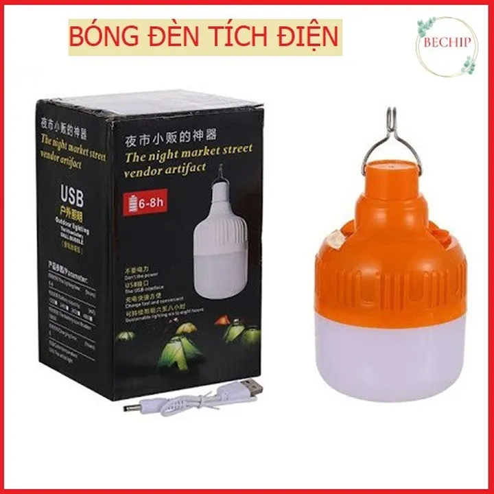 Bóng Đèn Tích Điện, Đèn Tích Điện Có Móc Treo Tiện Lợi Loại To, Công Suất 150w Ctb224 – Bechip