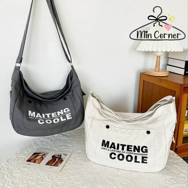 Túi Xách Tote Hai Túi Hộp Hông Chữ Lucky Cao Cấp Mt107 - Min Corner