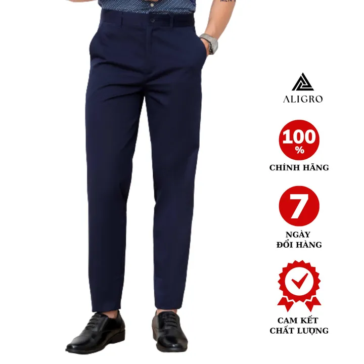 Quần Kaki Xanh Than Algk065 - Aligro