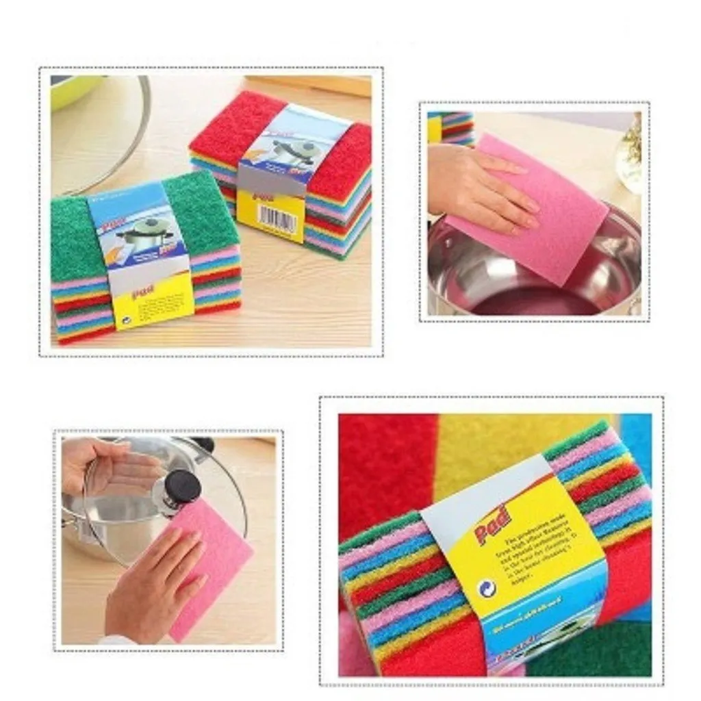 Alternative view of Combo 10 Miếng Rửa Chén Bọt Biển Nhiều Màu - Gdn