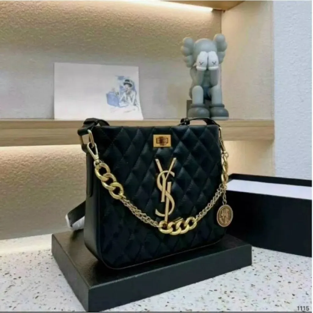 Alternative view of Túi Xách Nữ Ysl Bản 2 Dây Phối Đồ Siêu Basic Pp81 - Pipi Store