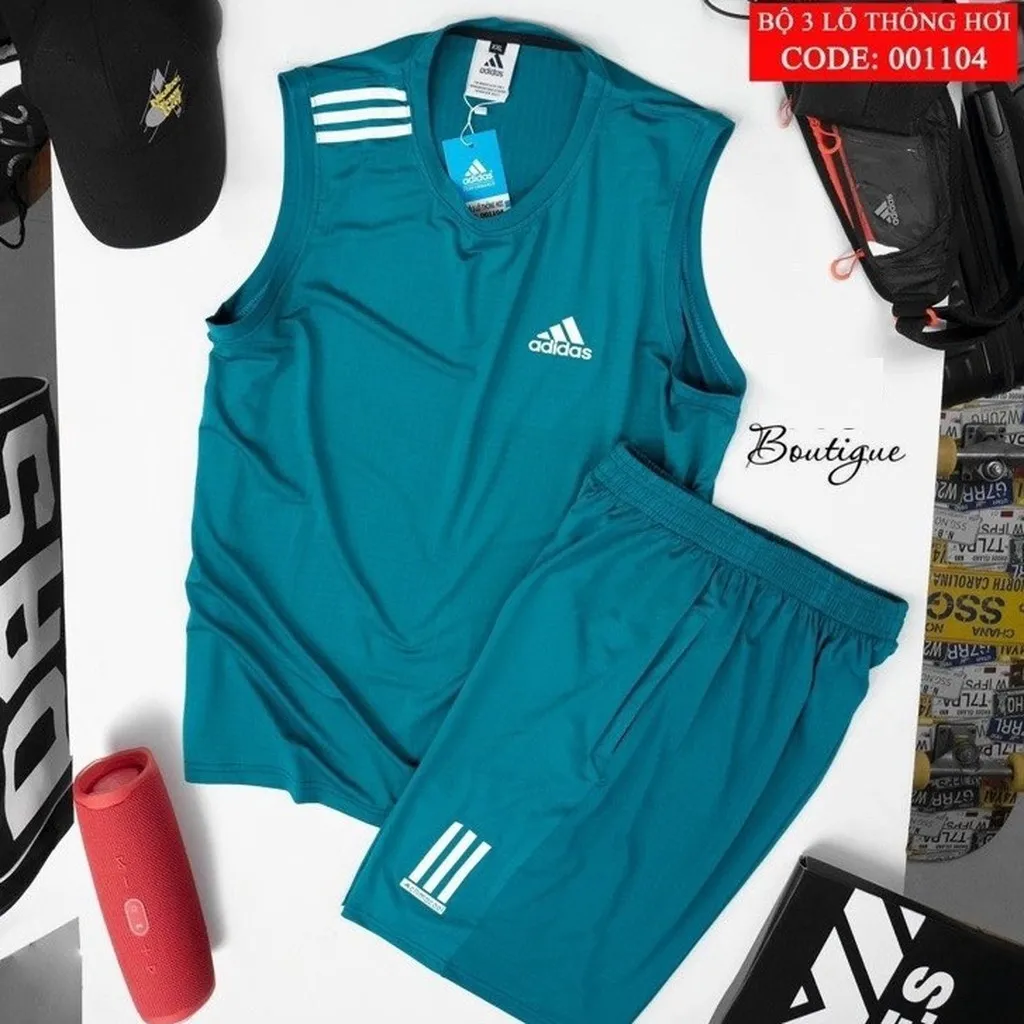 Bộ Thể Thao Nam Tank-top Chất Liệu Vải Thun Lạnh Vân Chìm - Men’s Style