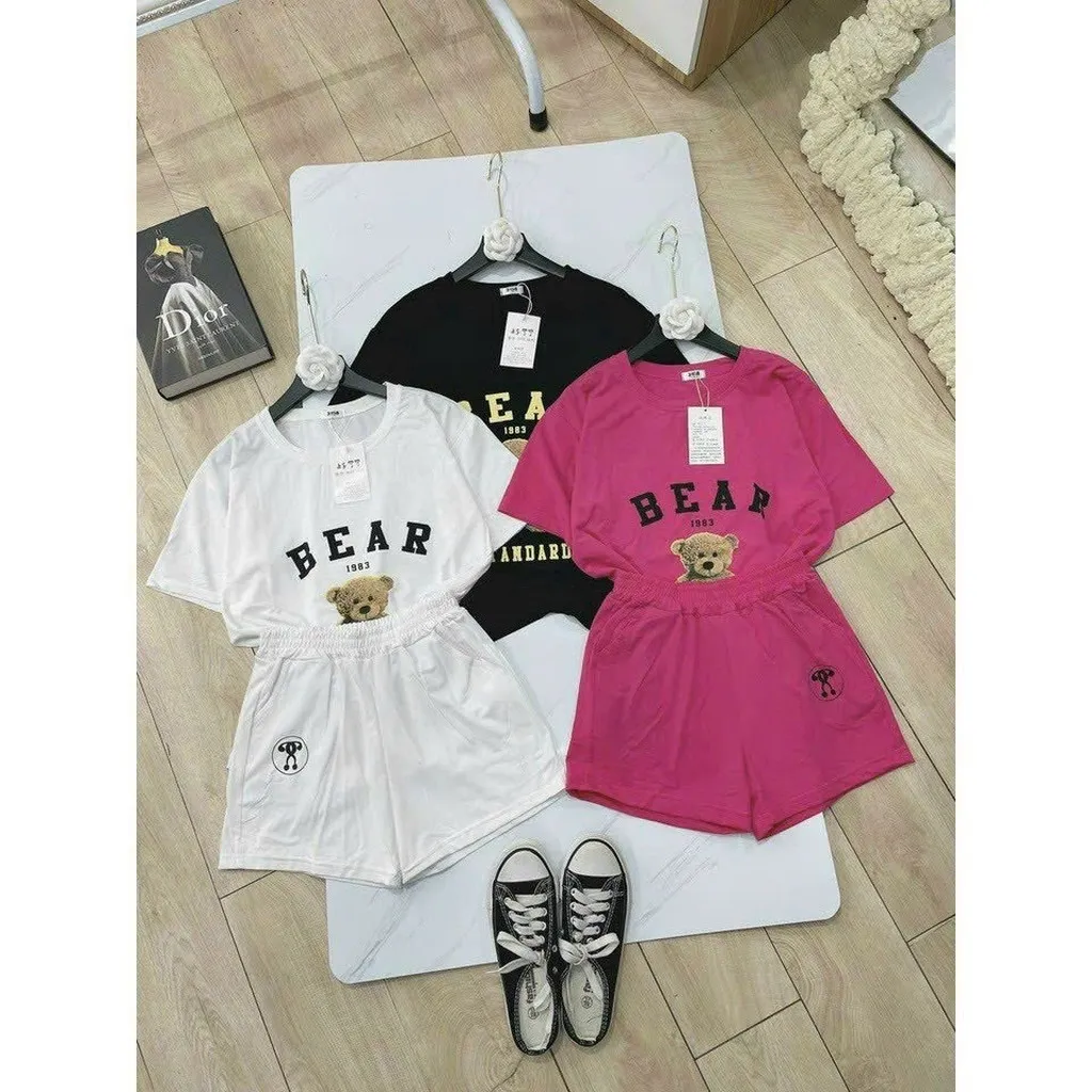 Đồ Bộ Nữ Mặc Nhà In Hình Gấu Trendy Freesize Sht78 - Shthouse
