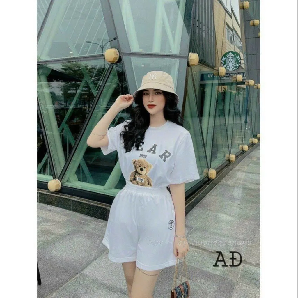 Alternative view of Đồ Bộ Nữ Mặc Nhà In Hình Gấu Trendy Freesize Sht78 - Shthouse