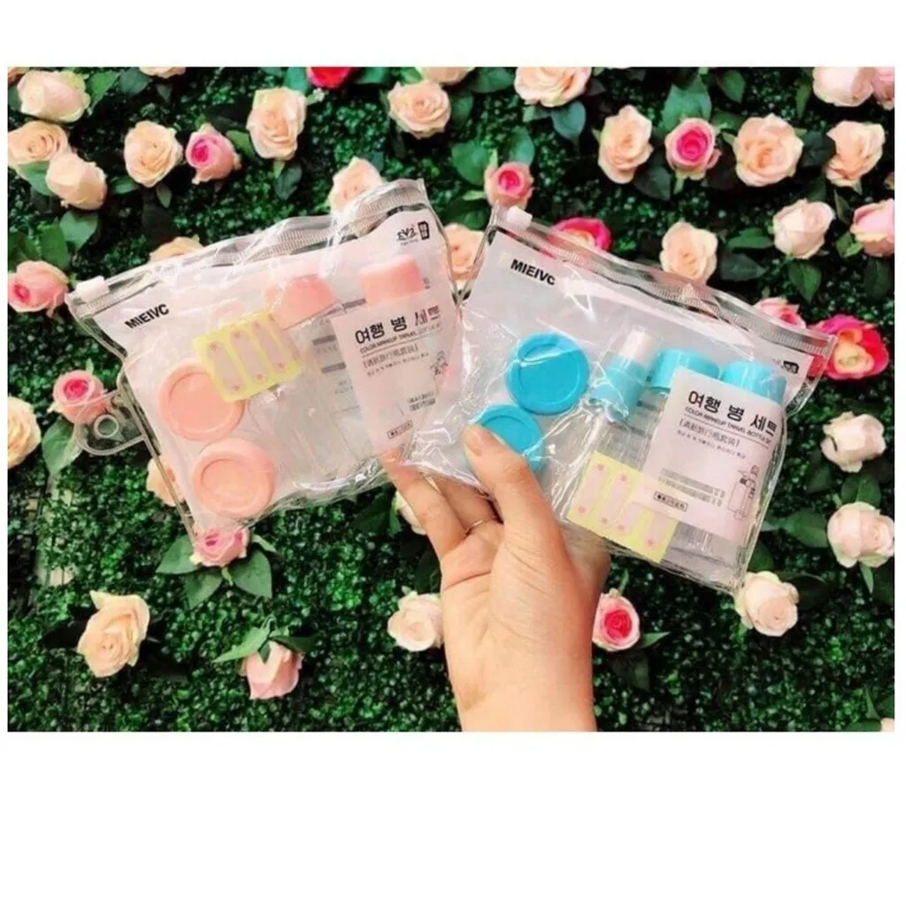 Alternative view of Bộ Lọ Chiết Mỹ Phẩm Tiện Lợi Kèm Túi Zip Ctb237 – Bechip