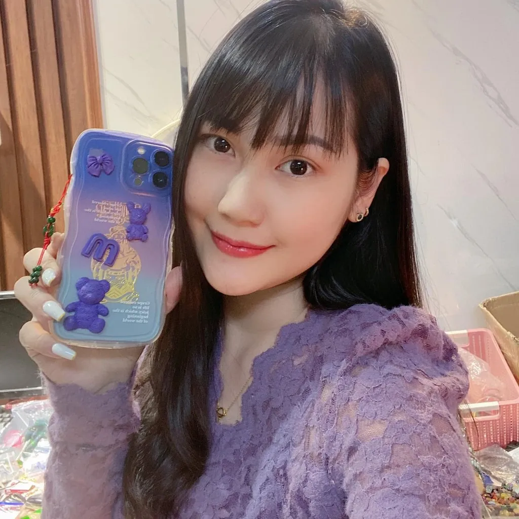 Alternative view of Móc Treo Điện Thoại Đồng Điếu Ngọc Cẩm Thạch Sơn Thủy Thiên Nhiên - Thắng Giang