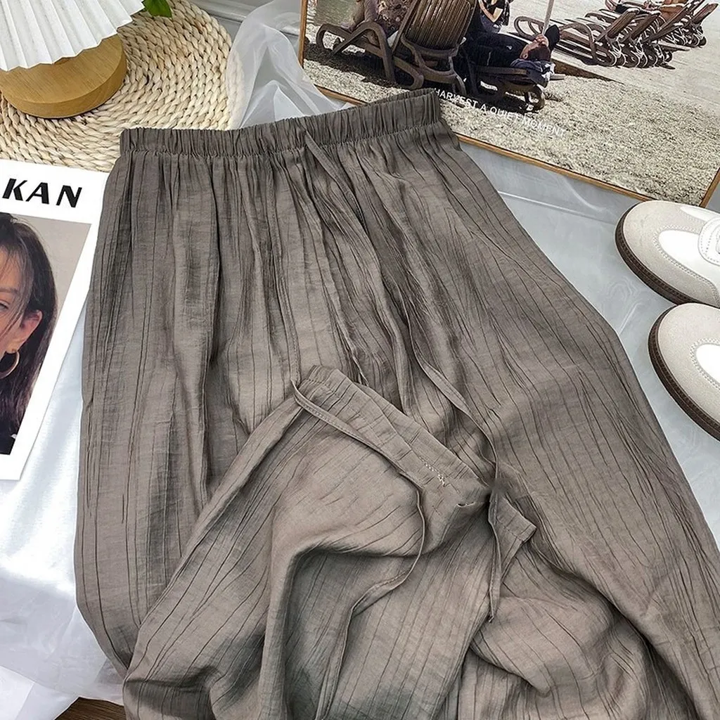 Alternative view of Quần Ống Rộng Đũi Nhăn Chất Mềm Mịn Dáng Cực Xinh Cho Các Nàng Sldcq89- Diepchi Fashion