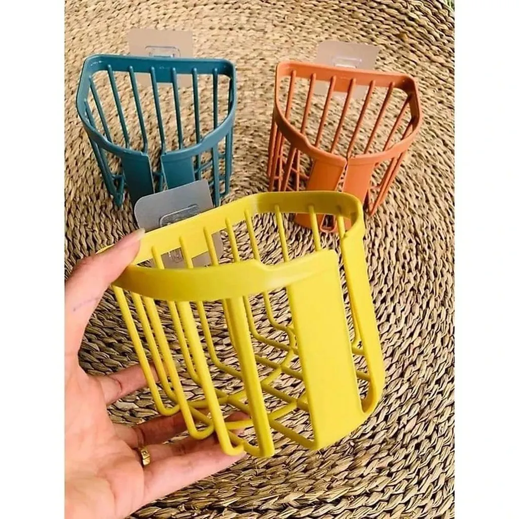 Alternative view of Giỏ Đựng Giấy Vệ Sinh Dán Tường Bằng Nhựa Tiện Dụng Đa Năng Ctb241 - Bechip
