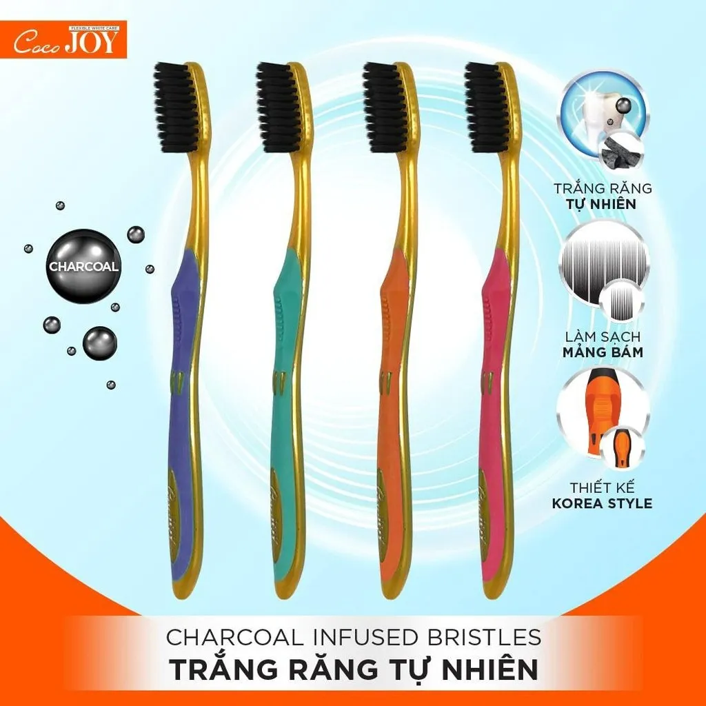Bàn Chải Đánh Răng ( Lốc 4 Cây)-coco Joy