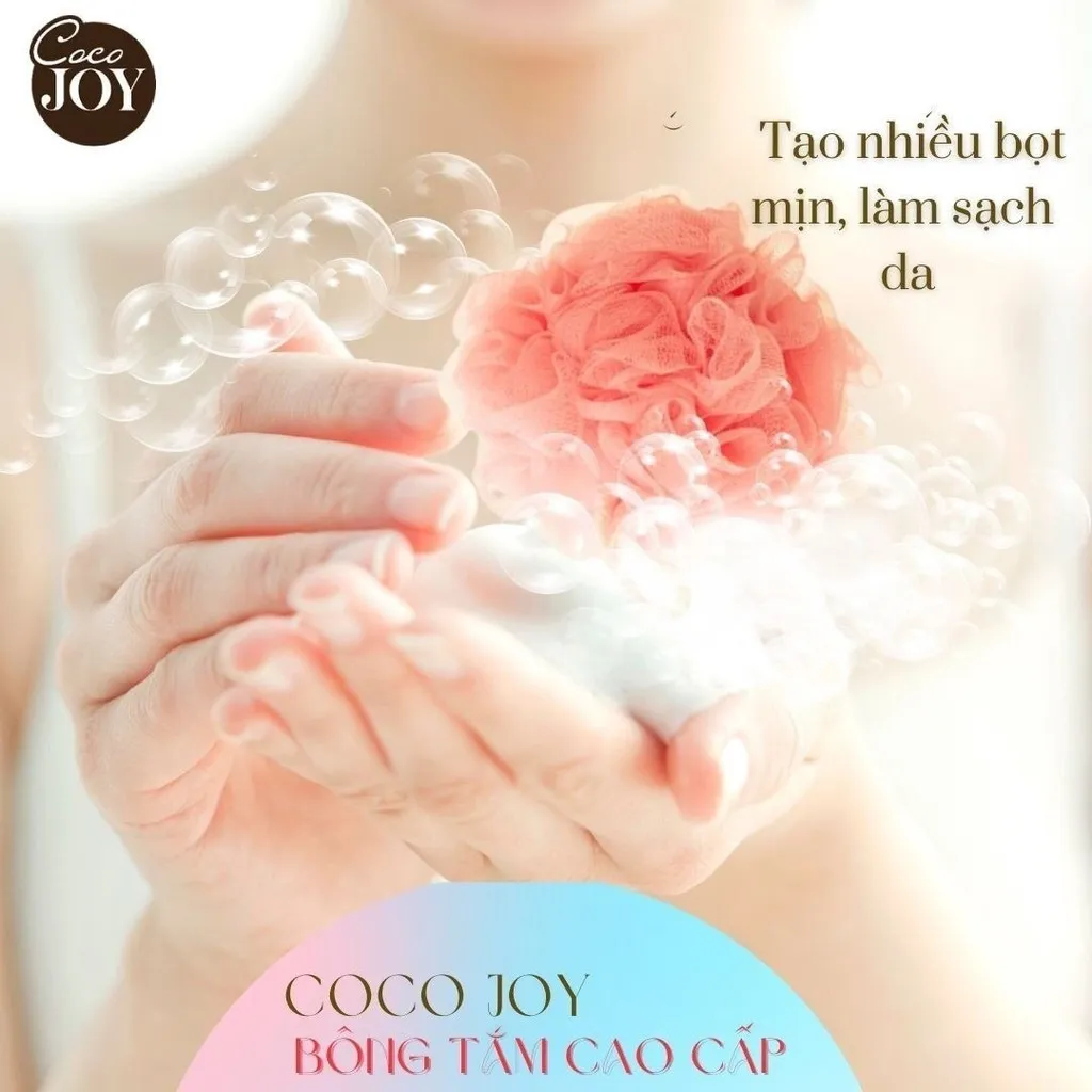 Bông Tắm Tròn Mềm Mại - Cocojoy