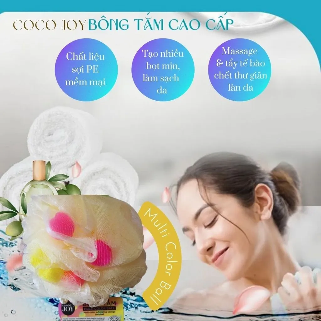 Alternative view of Bông Tắm Tròn Mềm Mại Có Mút - Coco Joy
