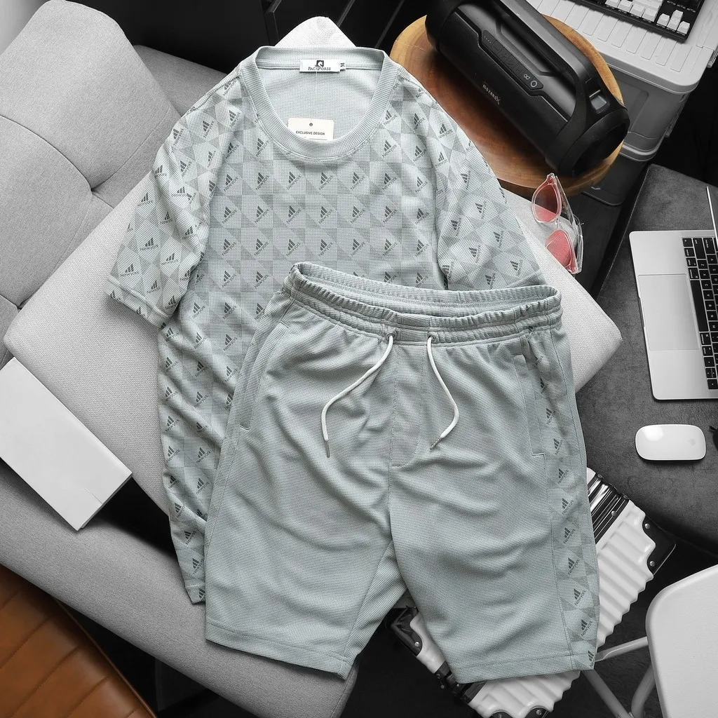Alternative view of Bộ Thể Thao Nam Cao Cấp Cotton Dệt Mắt Tổ Ong New York - Thời Trang Hc