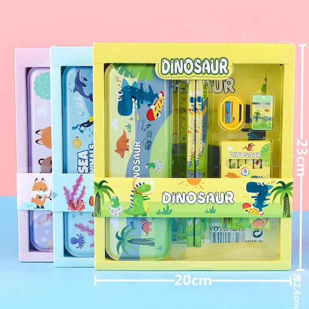 Set Dụng Cụ Học Tập 9928 Cho Bé Trai, Bé Gái - Su
