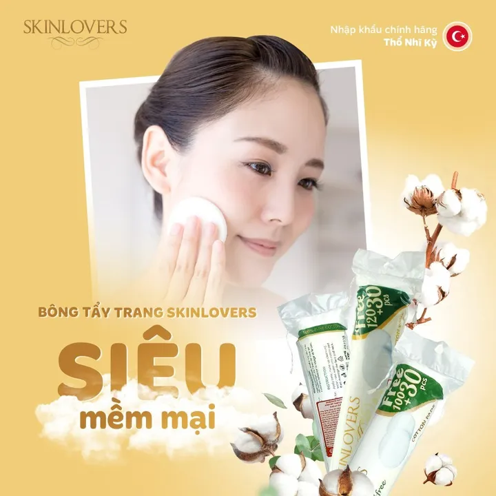 Alternative view of [ Tặng 1 Miếng Mặt Nạ ] Combo 5 Gói Bông Tẩy Trang 100% Bocoton 120+30 Miếng - Skinlovers